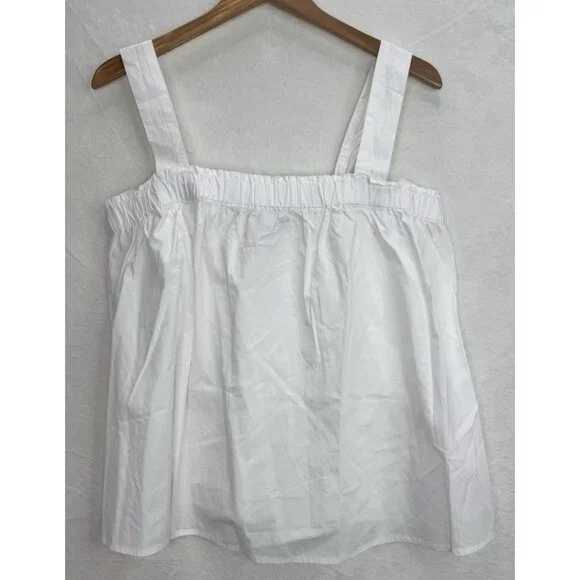 Gap Women's White Tank Top Size Medium Tall NWT - Picture 3 of 10